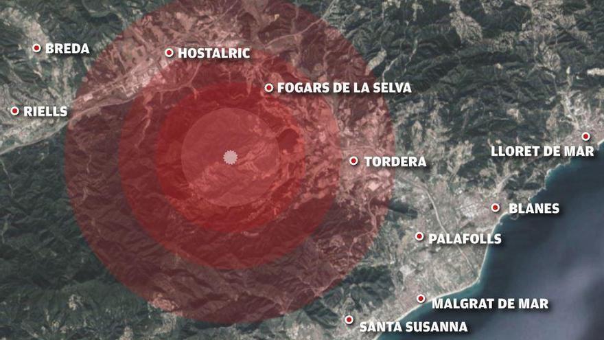 Un lleu terratrèmol de 2,5 graus sacseja la comarca