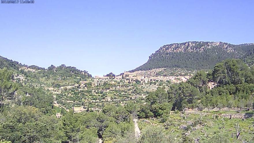 Schönes Wetter in Valldemossa am Donnerstagvormittag.