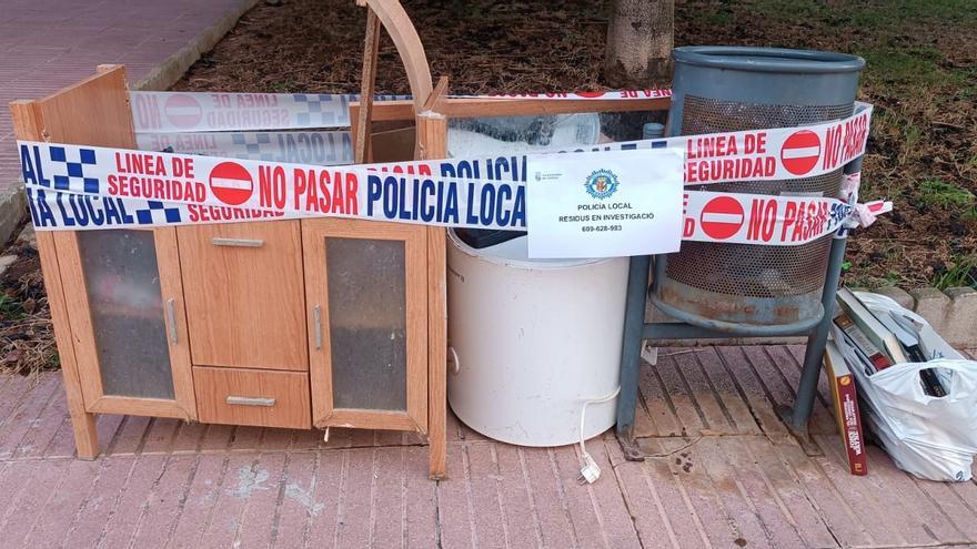 La advertencia de la Policía Local de Xeresa: «Se investigan residuos»