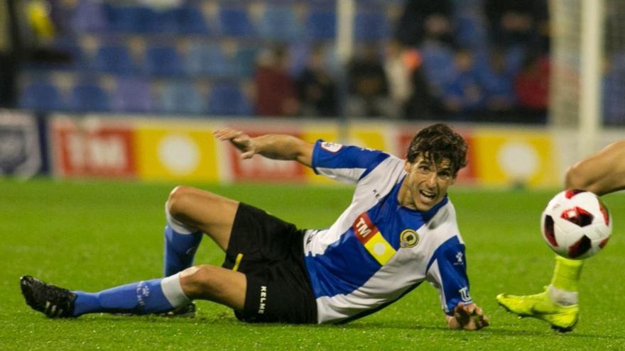 Fran Miranda, durante un partido de esta temporada.