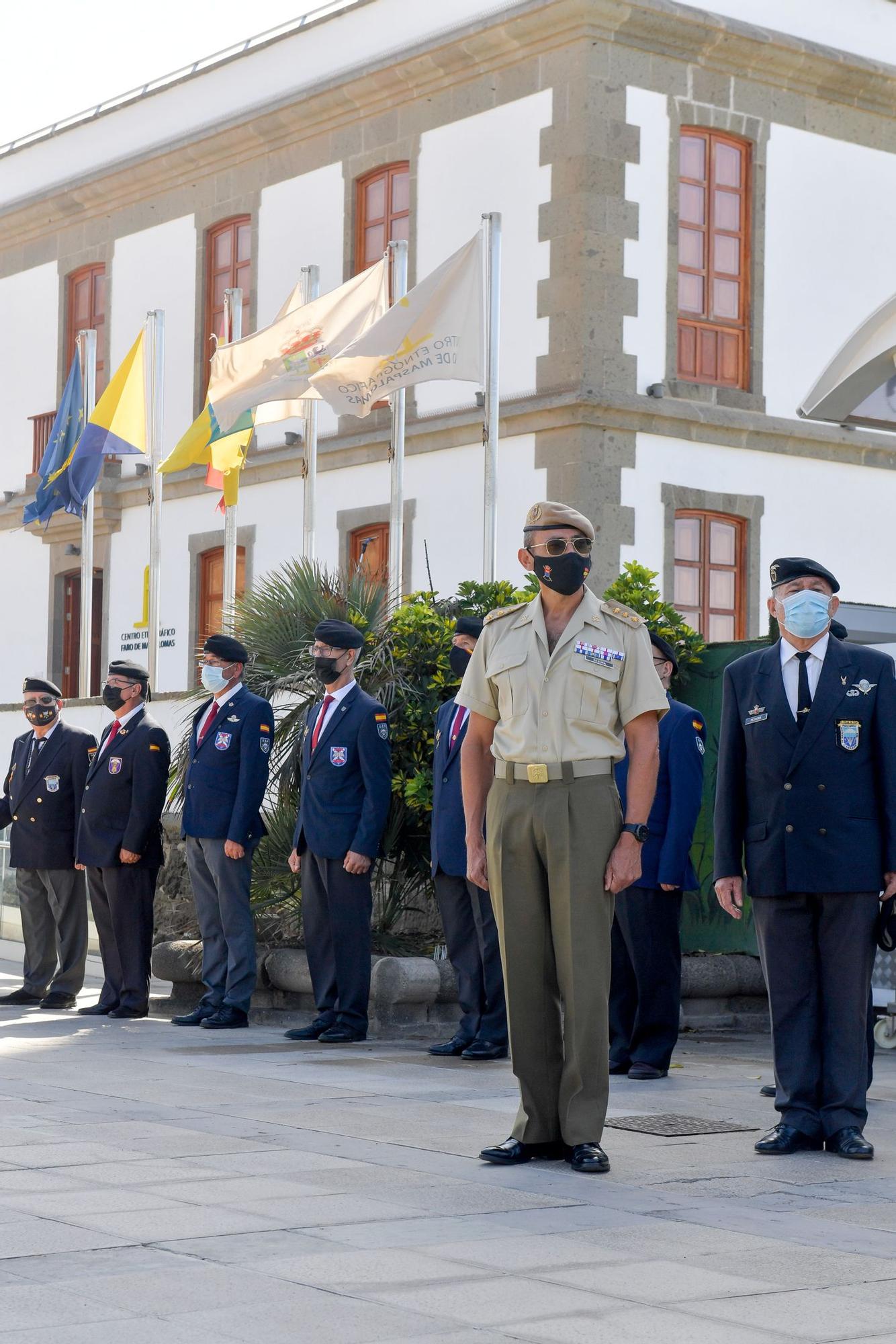 Acto de homenaje a los paracaidistas caídos en acto de servicio entre 1965 y 1979 en Maspalomas