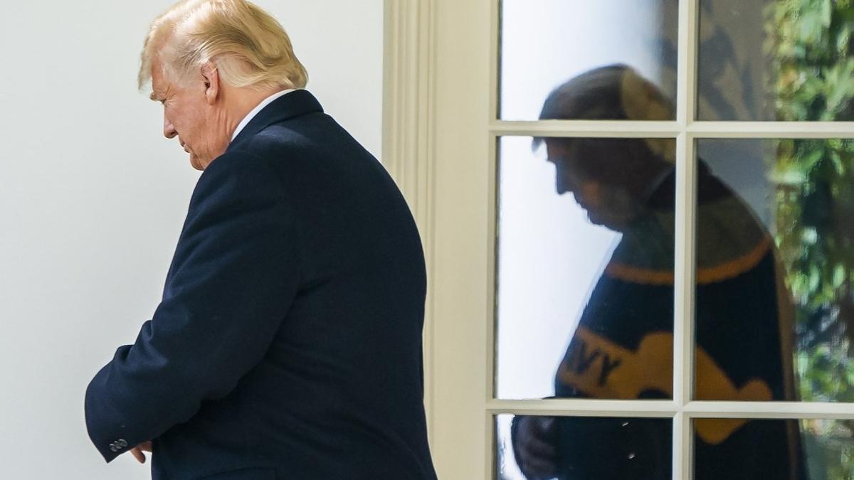 Donald Trump, en la Casa Blanca, el pasado octubre.