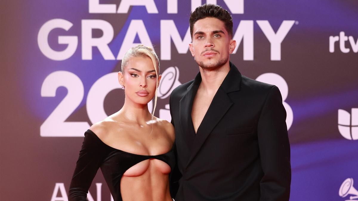 Jessica Goicoechea y Marc Bartra, en un evento