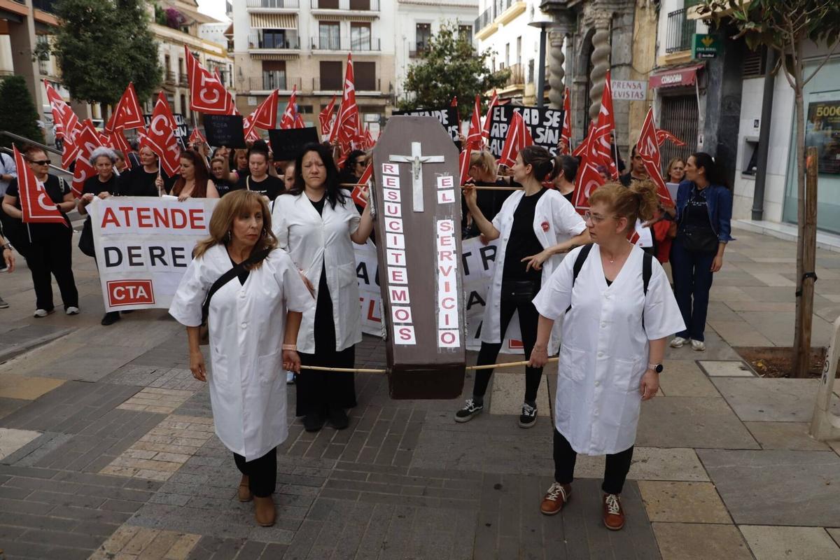 Manifestación TIT trabajadoras de ayuda a domicilio