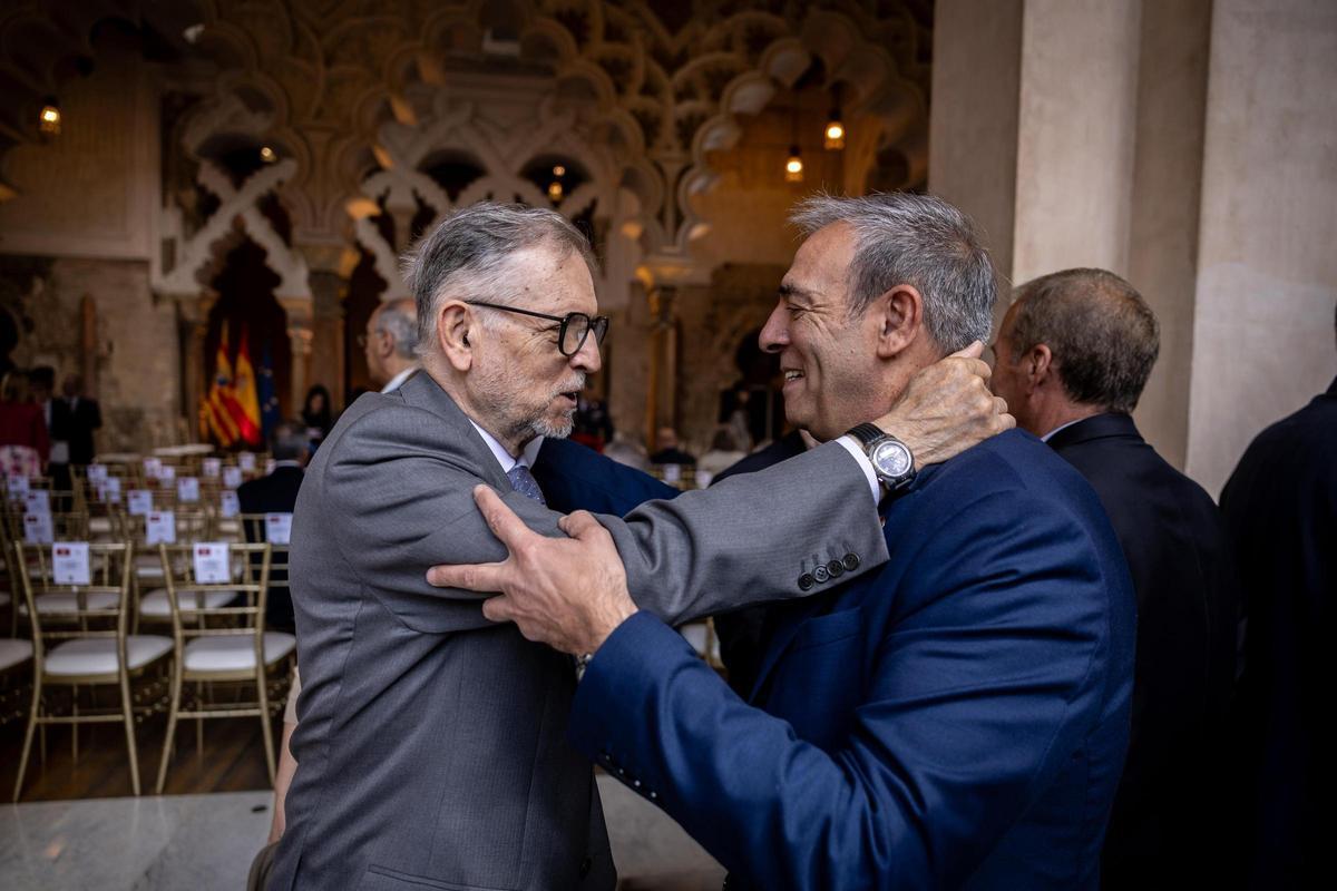 En imágenes | Acto institucional en La Aljafería por el Día de Aragón