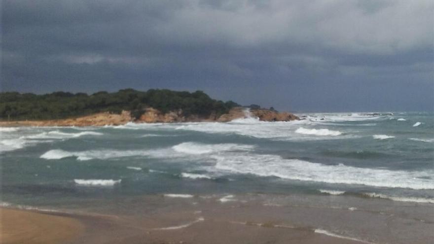 El temporal de llevant a l&#039;Escala.