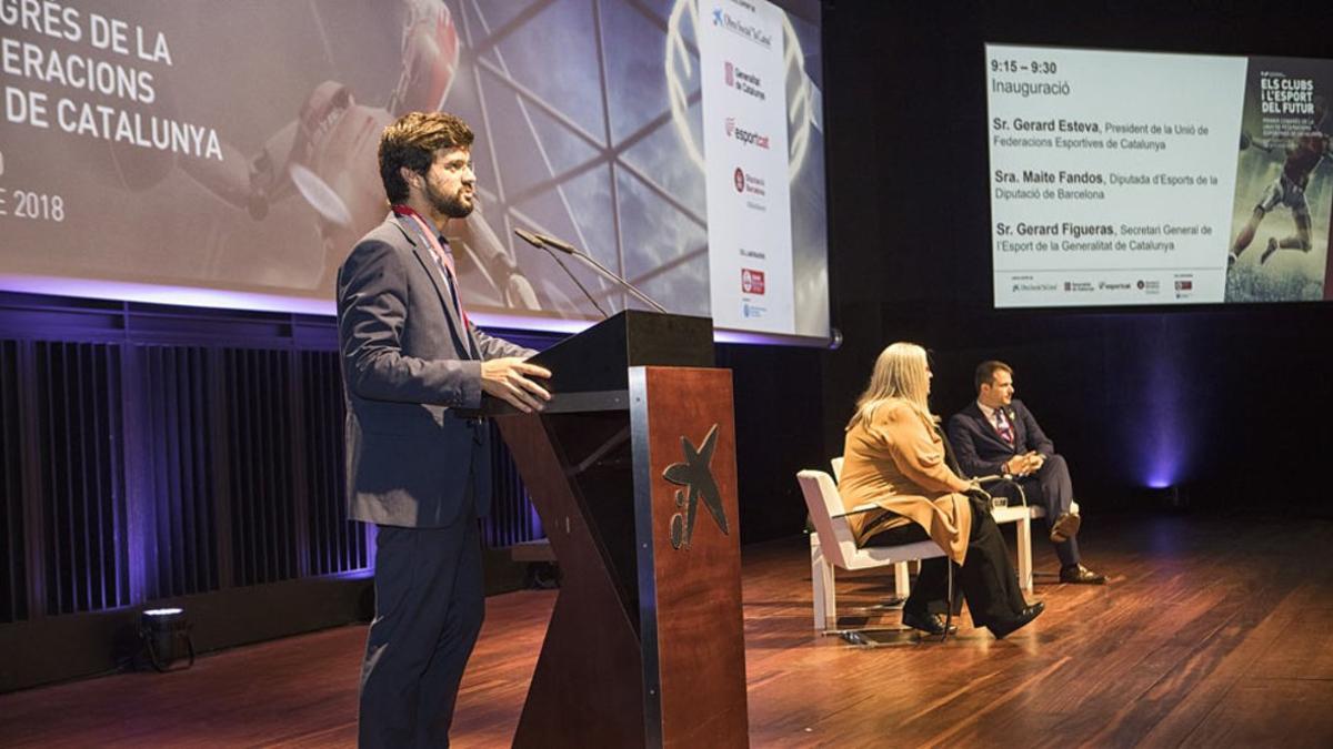 Gerard Esteva inauguró la jornada