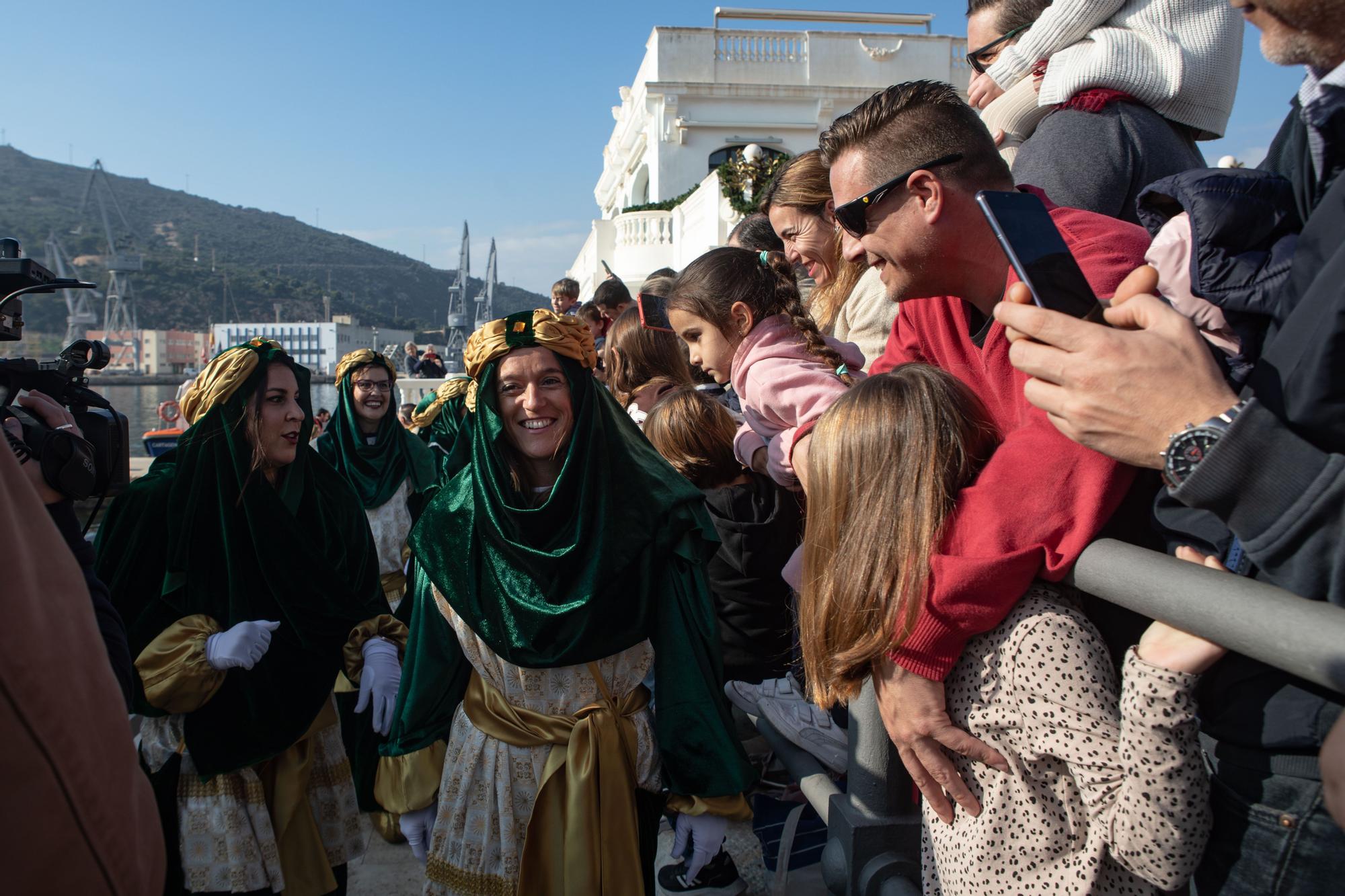 Los Reyes Magos desembarcan en Cartagena