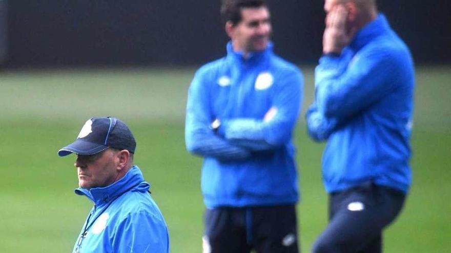 Pepe Mel, durante un entrenamiento del equipo.