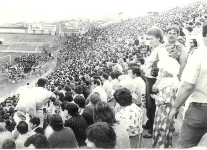 Celebración del Carnaval de Las Palmas de Gran Canaria en distintas ubicaciones de la ciudad a lo largo de su historia