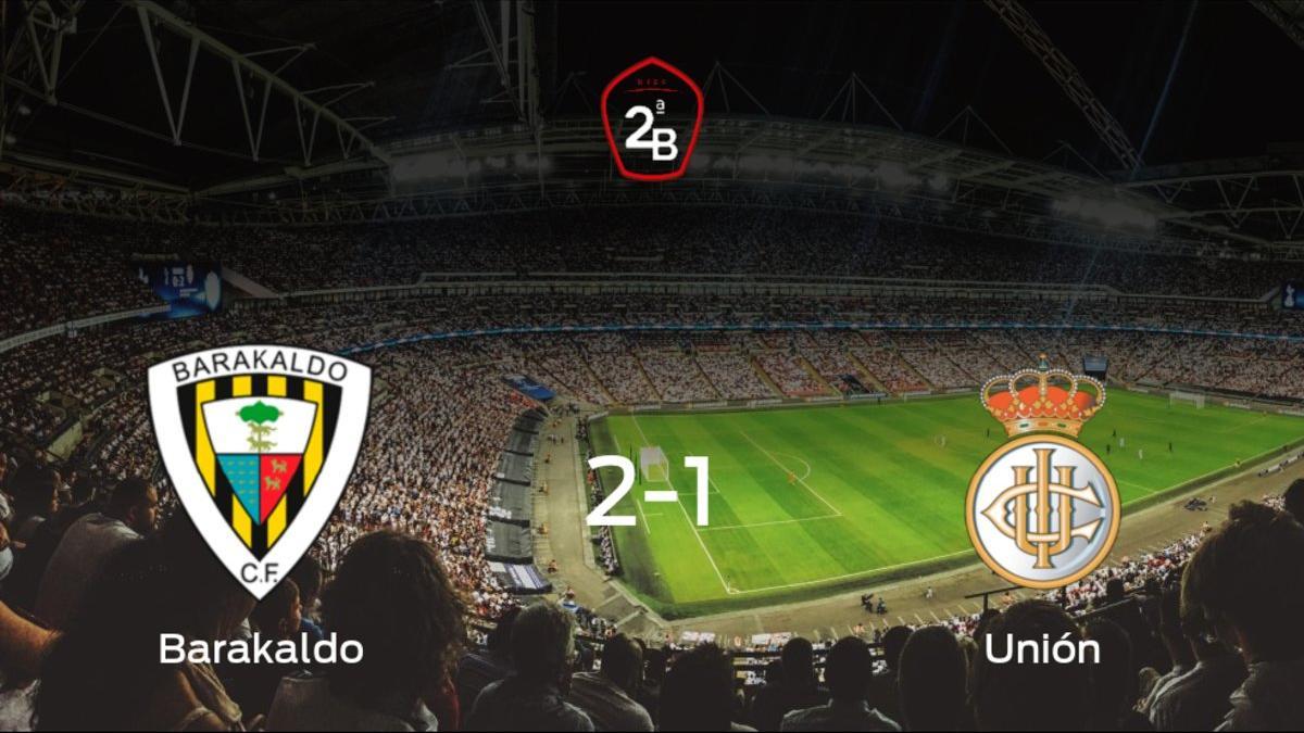 El Barakaldo gana 2-1 en su estadio frente a la Real Unión de Irún