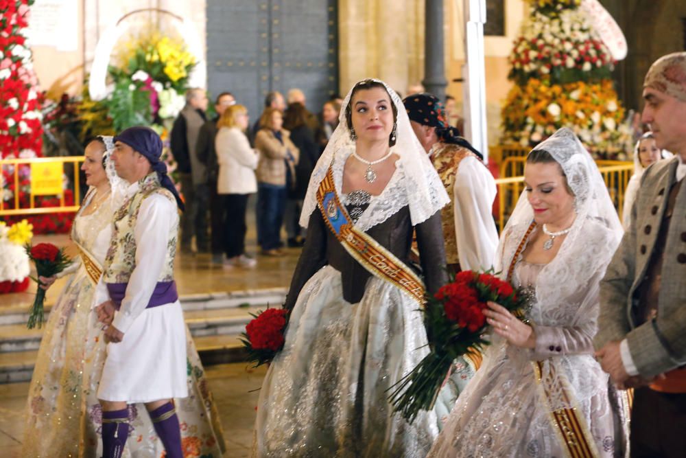 Desfile de Sandra Gómez en la Ofrenda