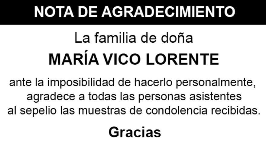 Nota María Vico Lorente