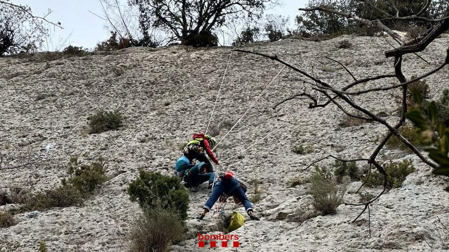 Rescaten un escalador amb helicòpter a la Nou de Berguedà