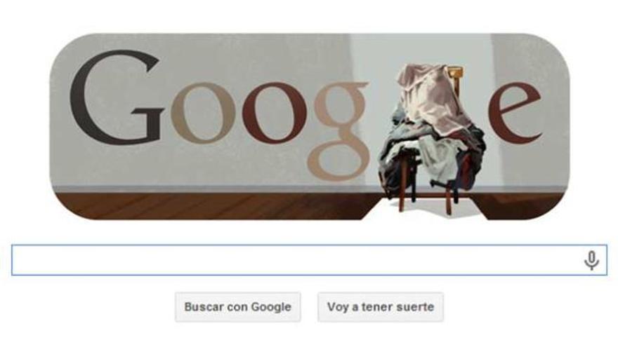 El doodle dedicado a Antoni Tàpies