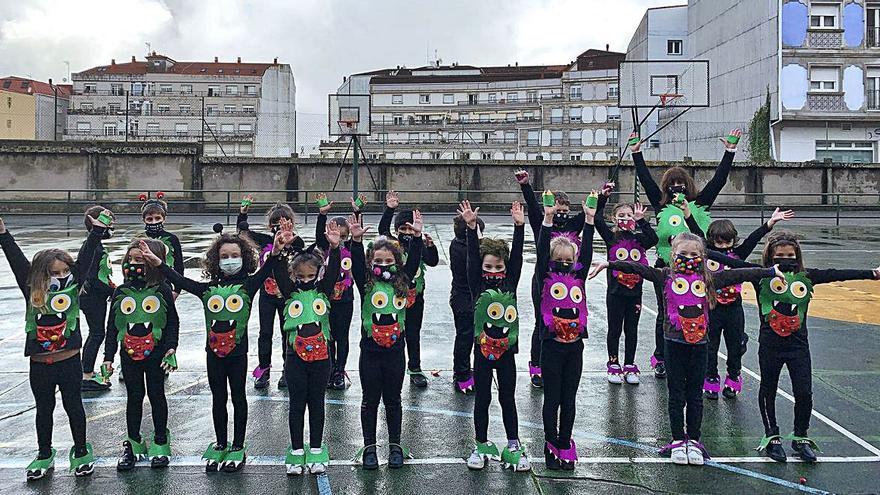 El colegio Inmaculada celebra un carnaval diferente, pero “monstruoso”