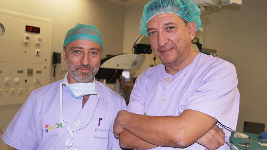 Los doctores que han realizado la operación