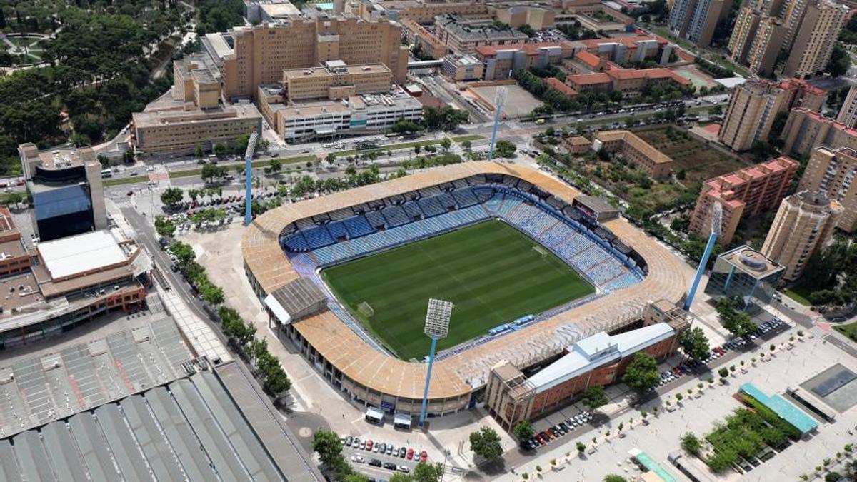 Estadio de La Romareda.