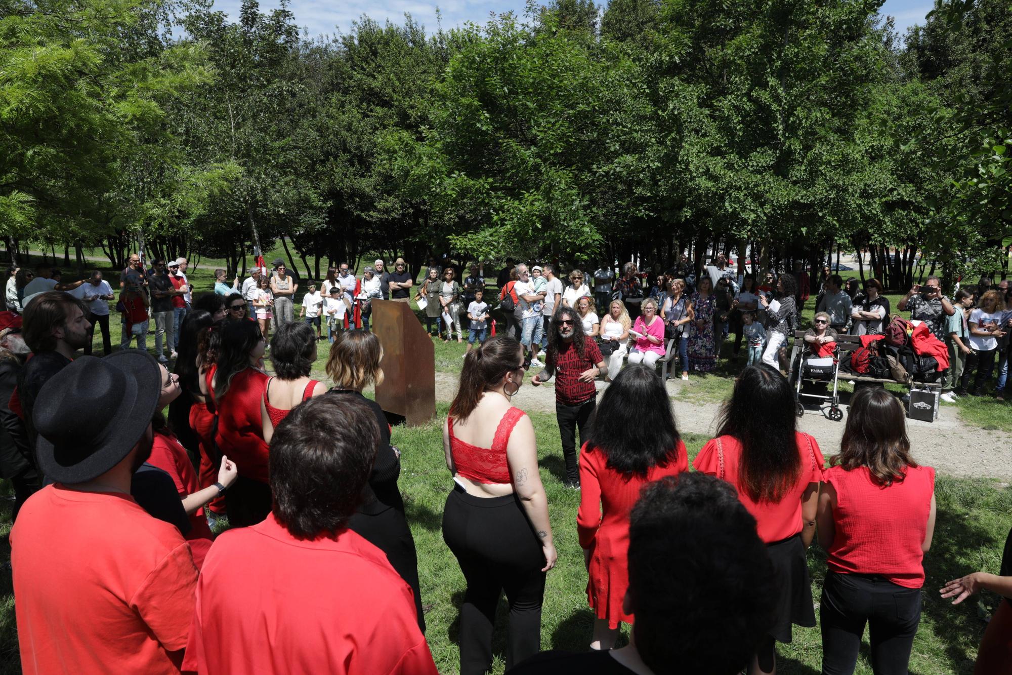 Homenaje en Los Pericones a las víctimas del sida: "Todavía luchamos contra el estigma"