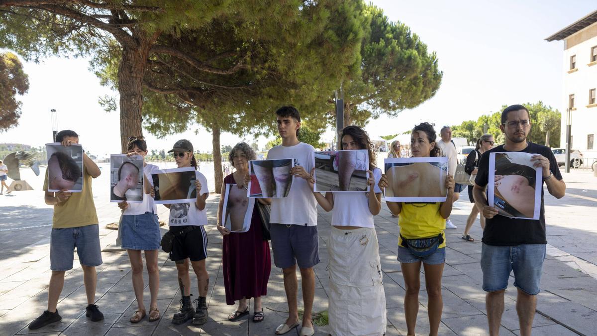 Unos 25 heridos por las cargas policiales del 26J en Mallorca llevarán a la Policía Nacional ante la justicia