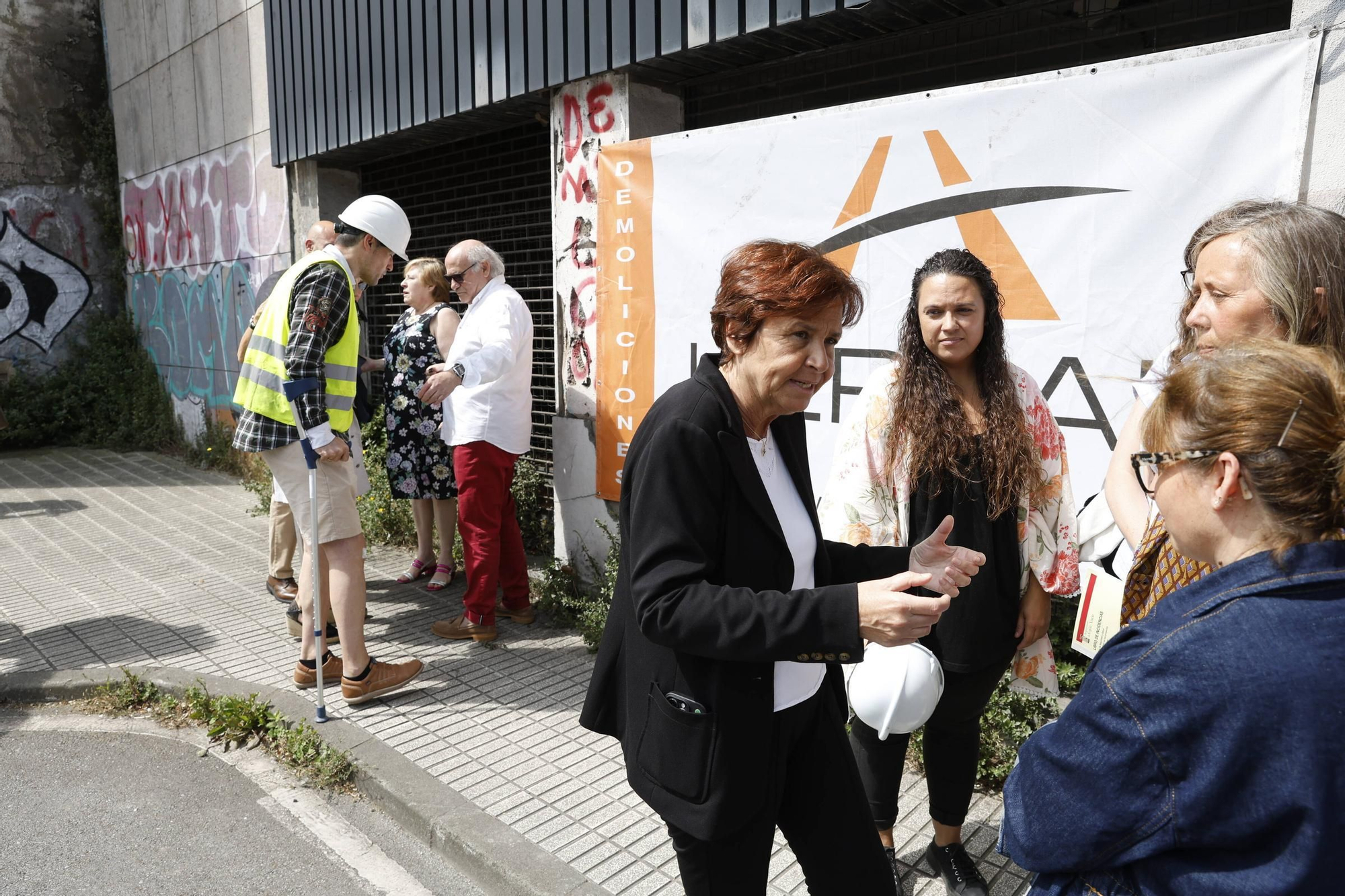 Así avanza la demolición de la nave de Flex