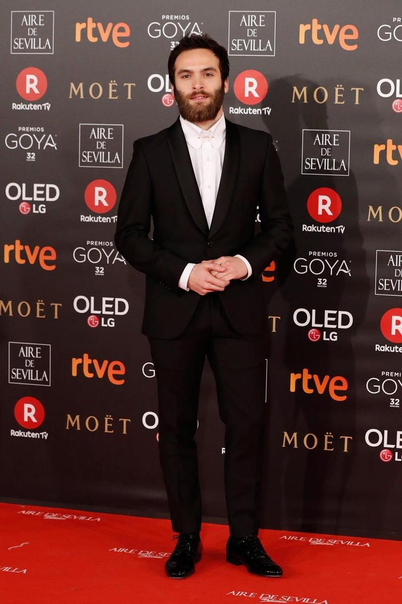 Premios Goya 2018: Ricardo Gómez con traje de Emidio Tucci