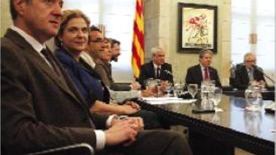 Una reunió del Consell Assessor per a la Transició Nacional el 2014