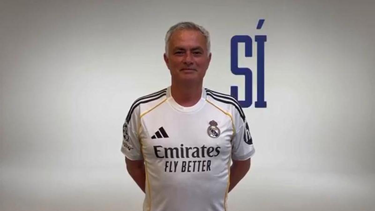 Mourinho, entrenador del Real Madrid.