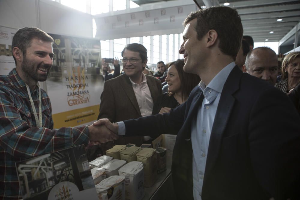 Visita de Pablo Casado a la Feria Raíces