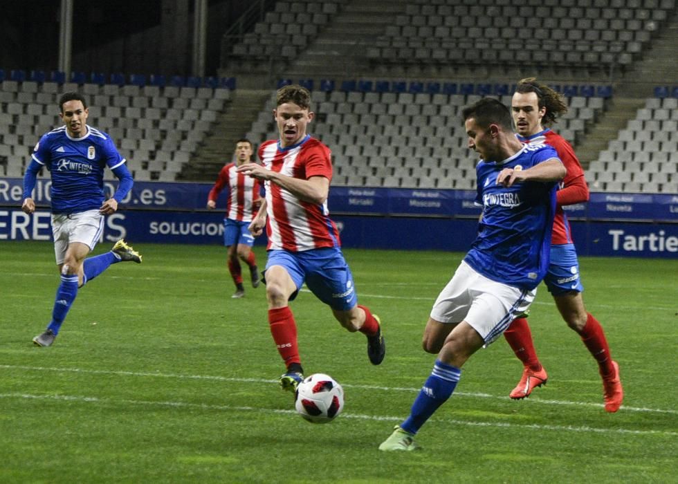 Derbi de filiales entre el Oviedo y el Sporting B