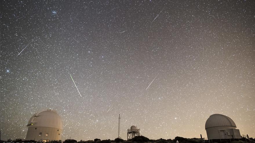 Cuadrántidas captadas a principios de este año desde el Teide.