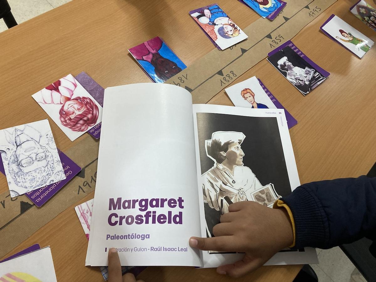 Los talleres sobre mujeres de ciencia se desarrollan en el Museo Paleontológico de Elche