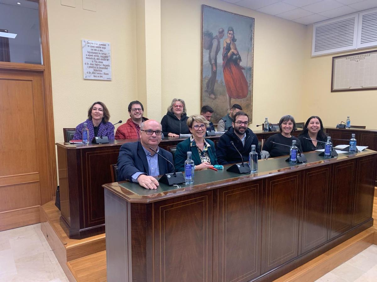 Grupo Municipal Socialista de La Vila, que denuncia las irregularidades económicas.