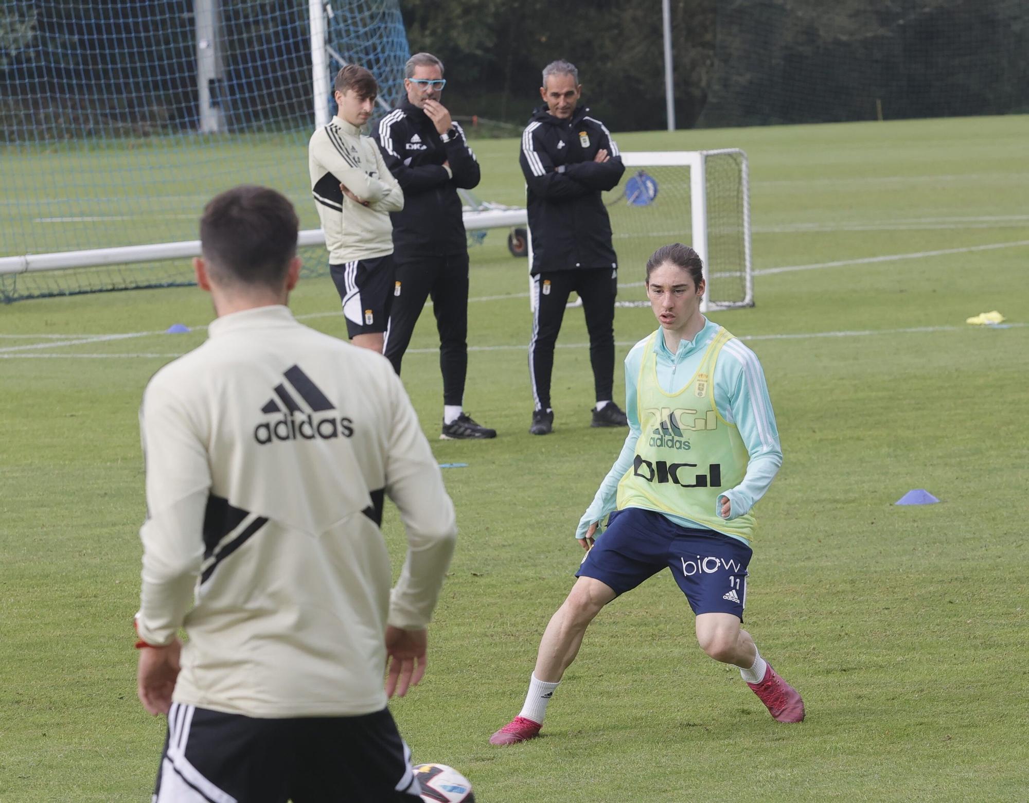 Las imágenes del entrenamiento del Oviedo