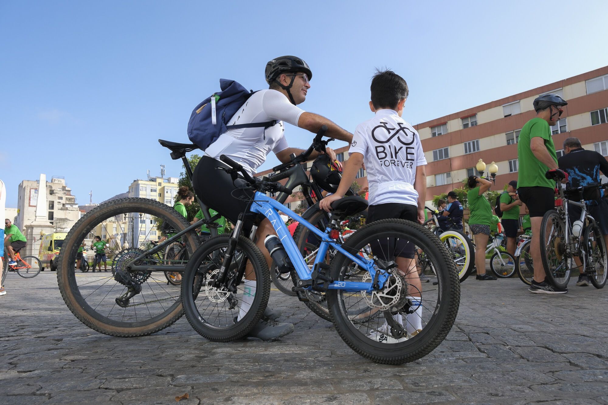 Fiesta de la bici en Las Palmas de Gran Canaria