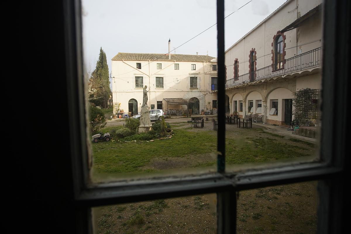 El pati interior de la masia