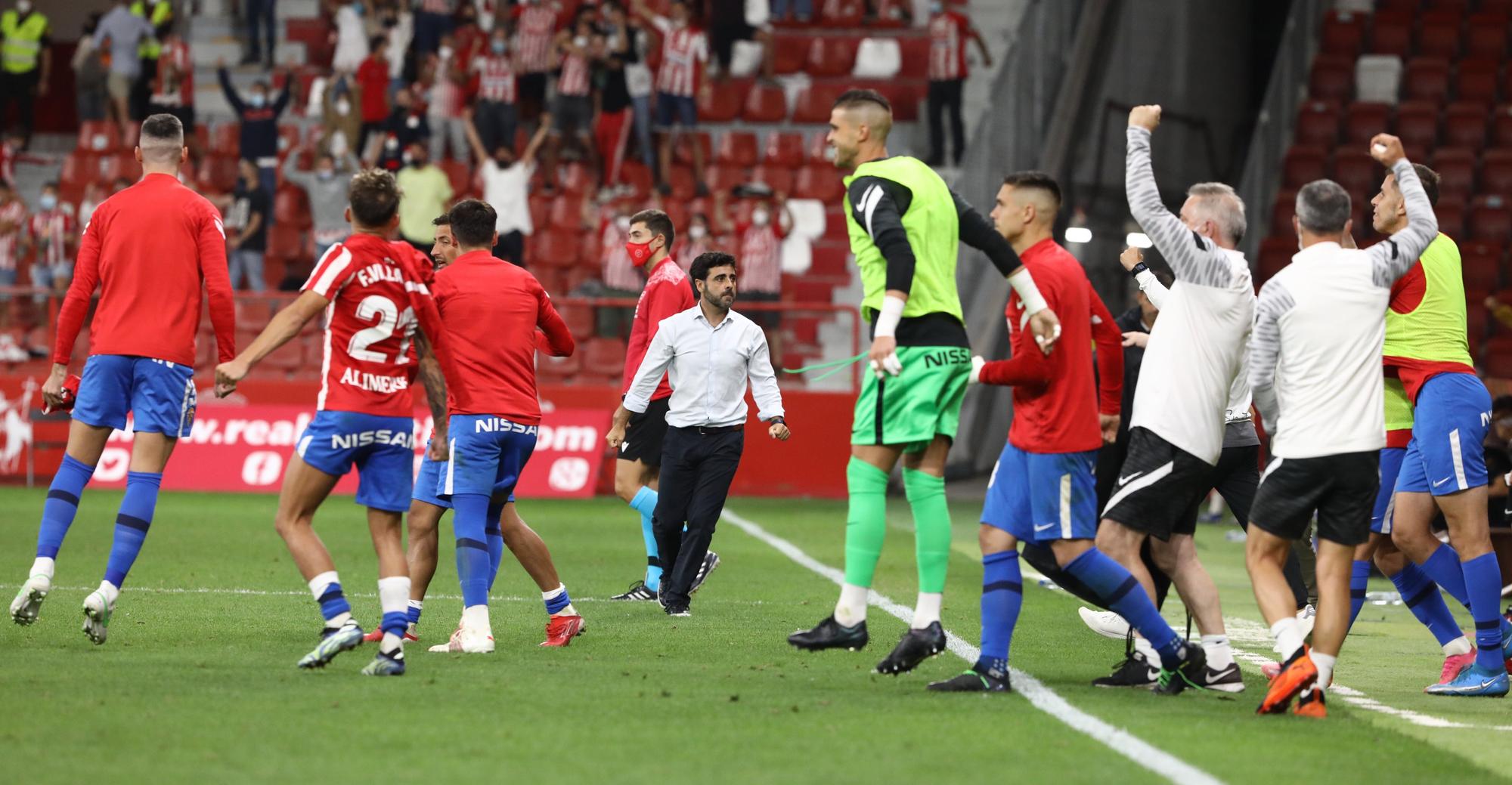 La victoria del Sporting ante el Leganés (2-1) en imágenes
