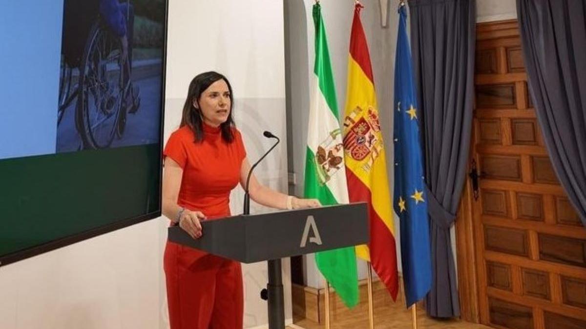 La delegada de Empleo de la Junta, María Dolores Gálvez, en una imagen de archivo.