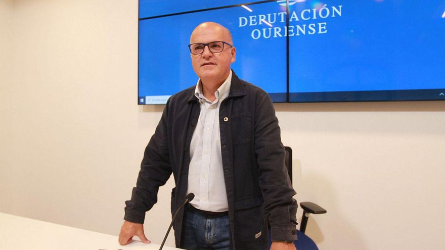 José Manuel Baltar Blanco, presidente de la Diputación de Orense, ante los medios de comunicación. | Iñaki Osorio