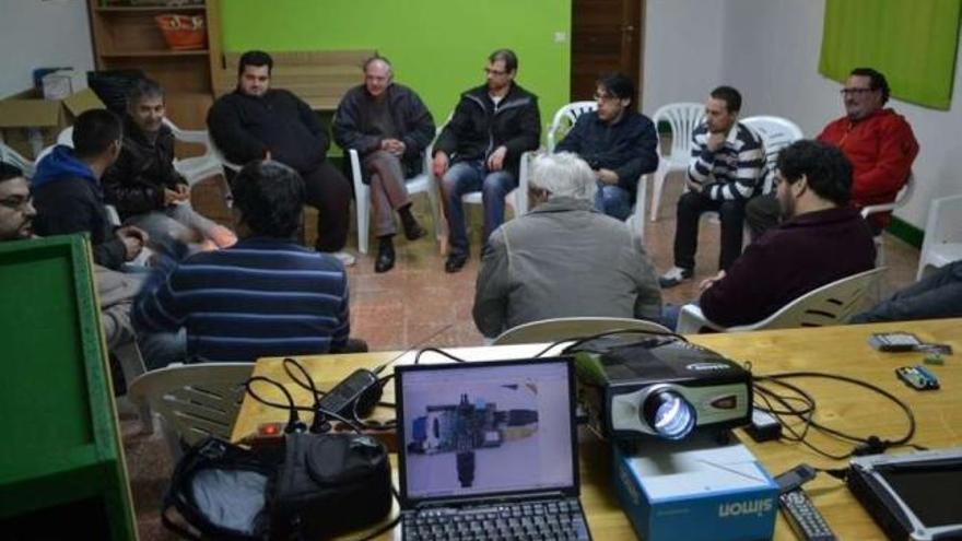Imagen del encuentro de radioaficionados que tuvo lugar en Guimarei.