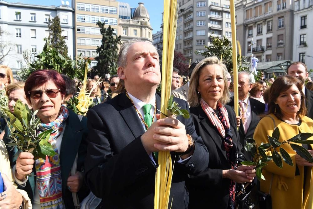 Mato y Escribano en la procesión de la Borriquilla