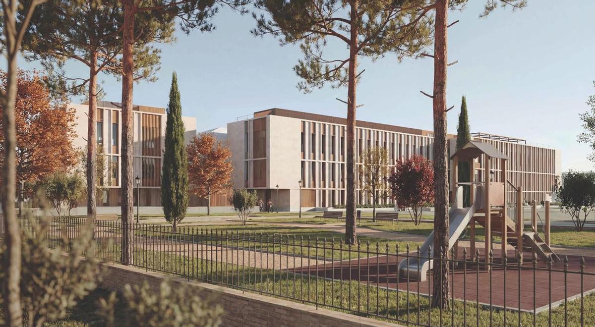 Recreación del complejo administrativo de la Diputación de València