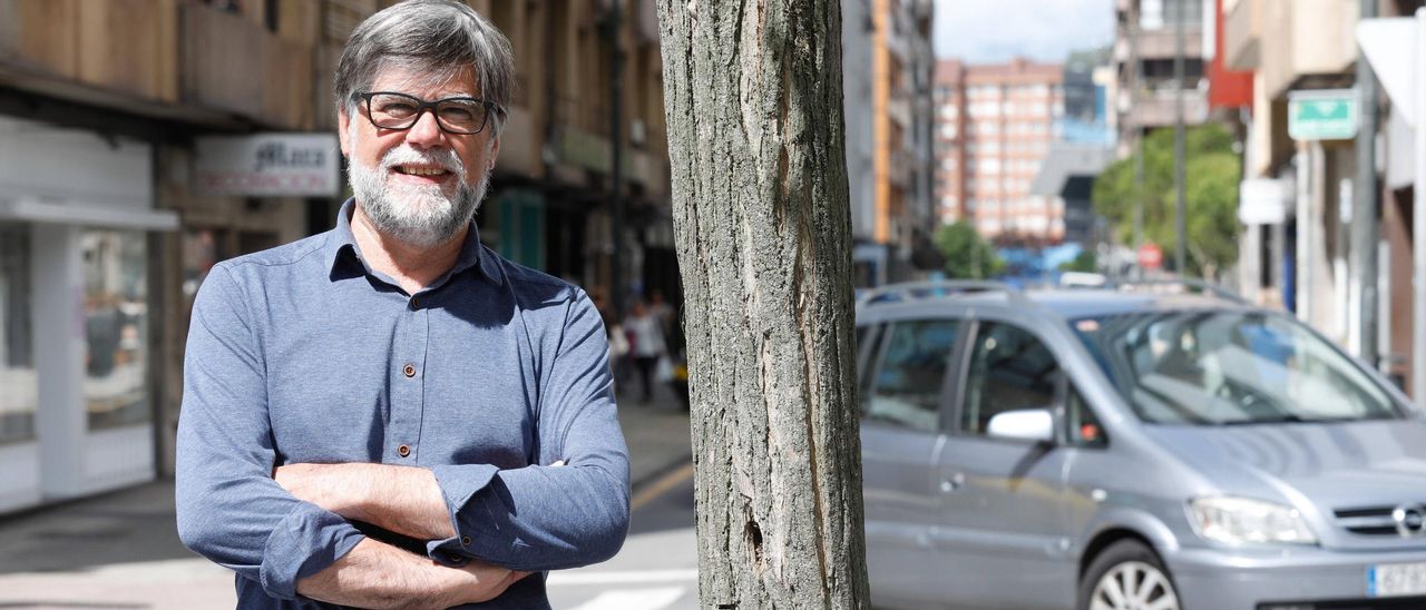 Alberto Tirador, en el barrio de Sabugo.