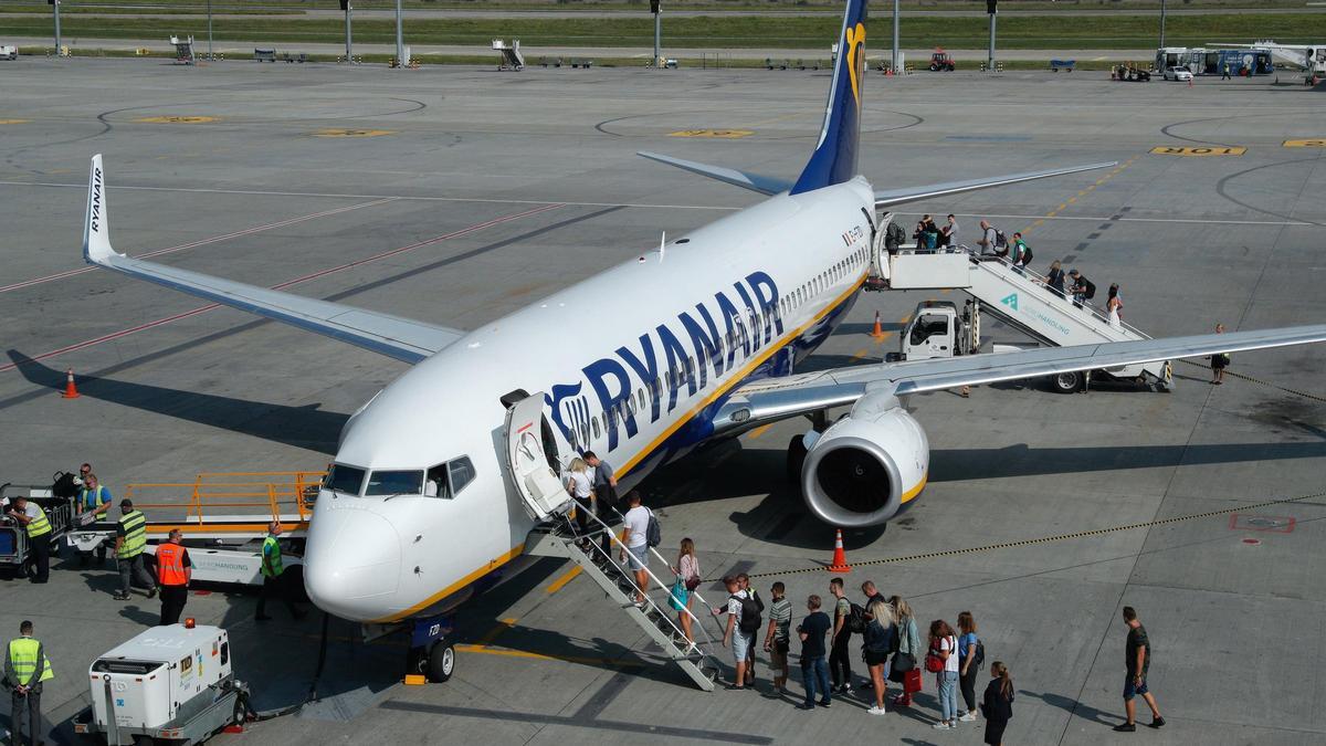 El beneficio anual Ryanair se situó en 1.611 millones de euros, un 16 % menos