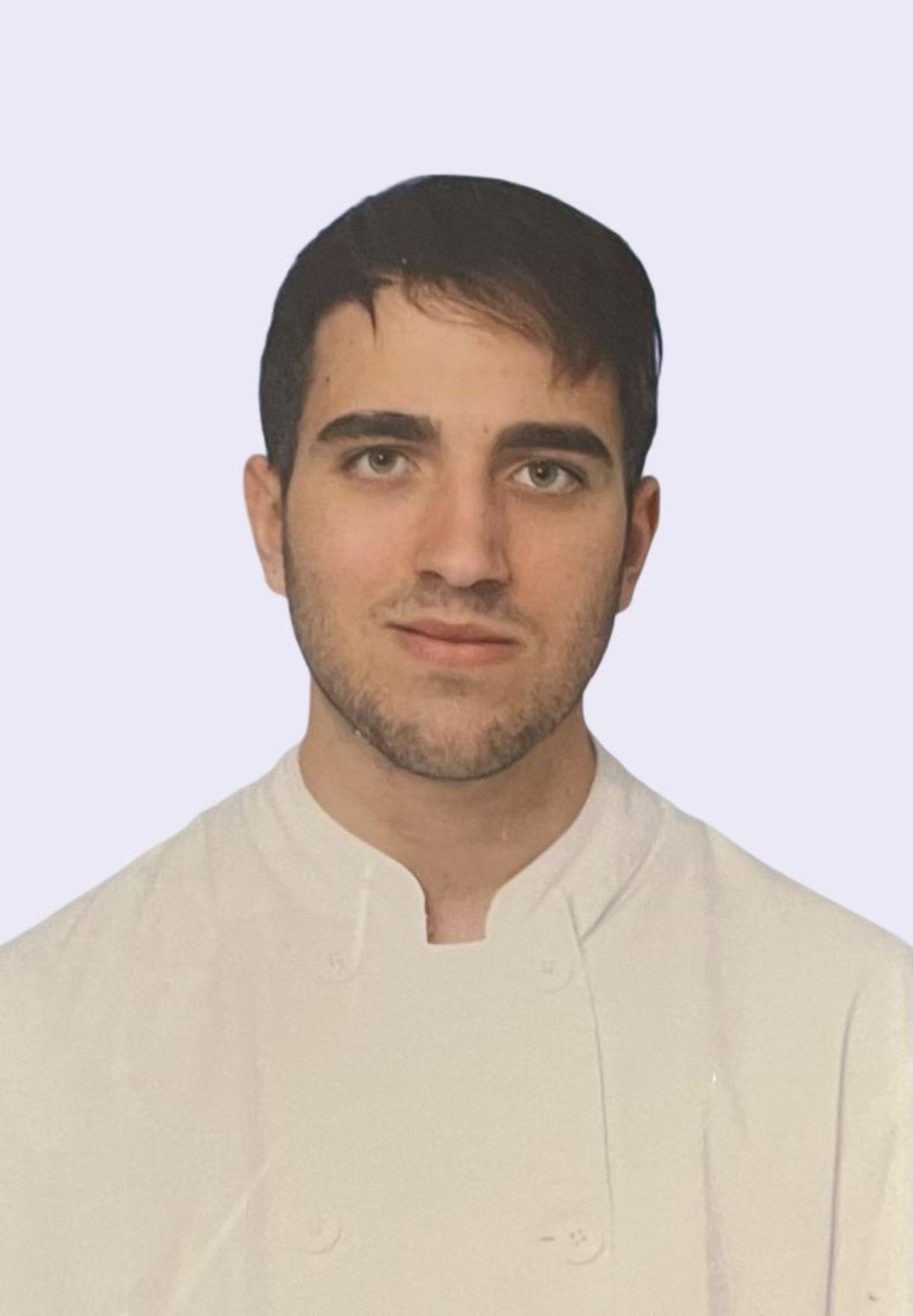 Juan Collazo Abuín, estudiante del Centro Superior de Hostelería de Galicia.