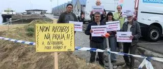 Anduxía exige a Costas que impida a Portos reiniciar las obras en Banda do Río