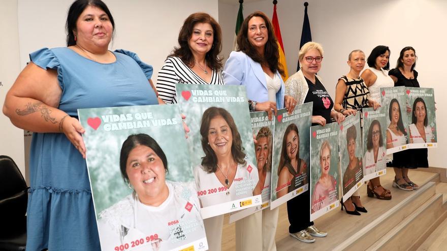 Acto de presentación de la campaña 'Vidas que cambian vidas' este lunes en Sevilla.