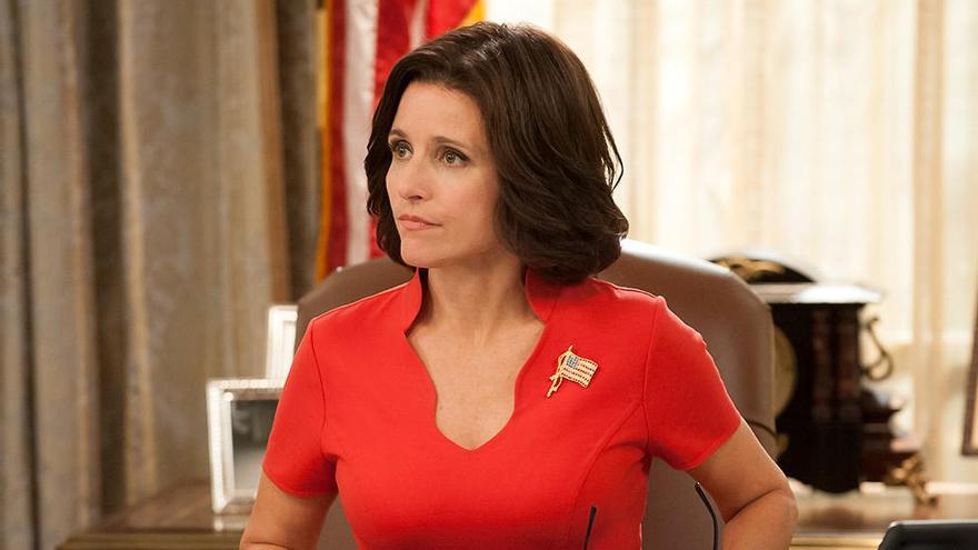 Julia Louis- Dreyfus es Selina Meyer en la serie &#039;Veep&#039;.