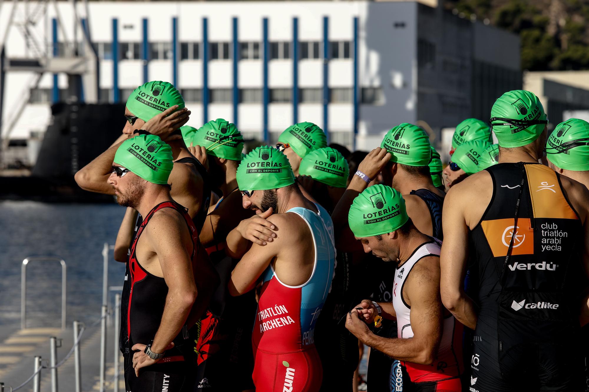 Segunda jornada del Campeonato de España Triatlón Sprinter en Cartagena