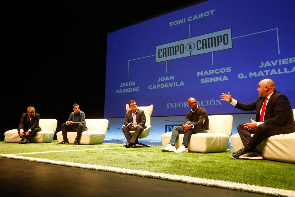 Éxito de público en la jornada con los exjugadores Joan Capdevila y Marcos Senna